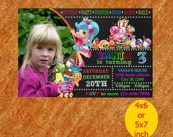 Shopkins Invitation / Shopkins Birthday Invitation / Shopkins Birthday / Shopkins Invite / Shopkins Party / Shopkins Printable