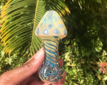 Glass Pipe, Glass Smoking Pipe, Glass Pipes, Smoking Bowl, Tobacco Pipe, Pipes for Smoking, Spoon Pipe, Ceremonial Pipes