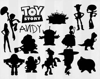 Toy story silhouette | Etsy