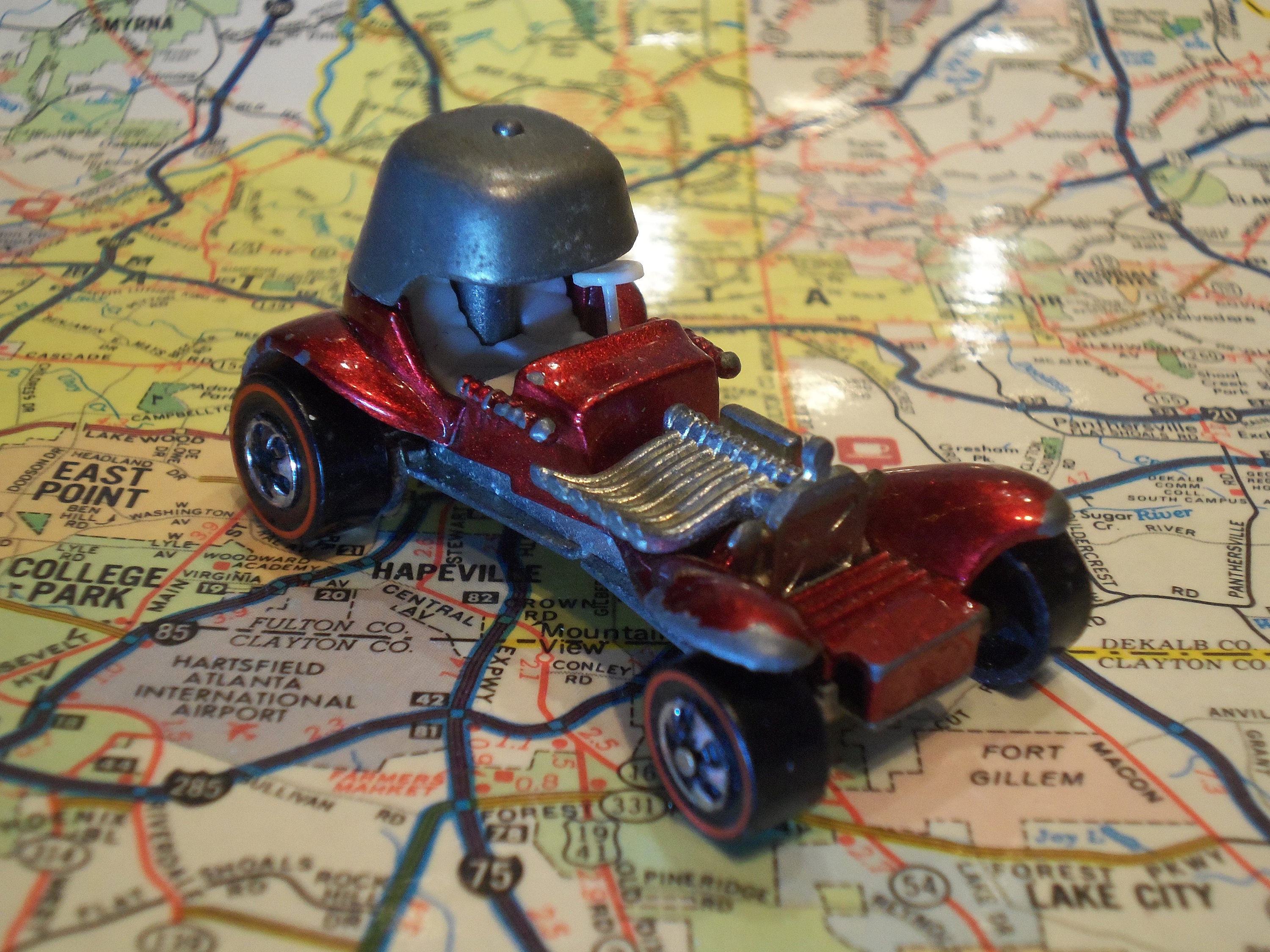 hot wheels vintage red baron 1969