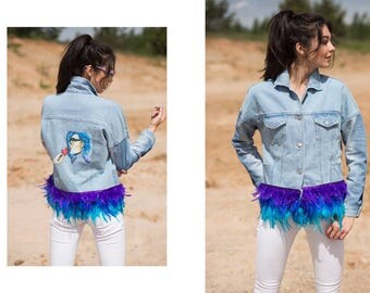 UPCYCLED JEANS JACKET