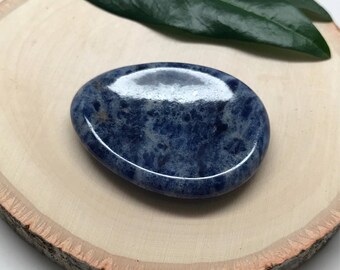 Sodalite Palm Stone | Worry Stone #P11