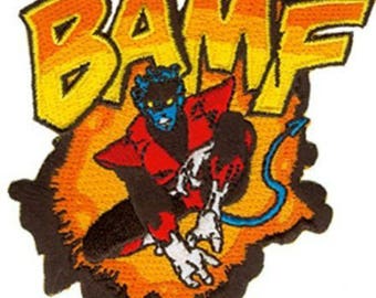 FREE SHIPPING-Domestic-InspireMeByAudrey Marvel X-Men Nightcrawler Embroidered Sew/Iron-on Patch/Applique 3"X3"