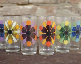 Flower Glasses Etsy