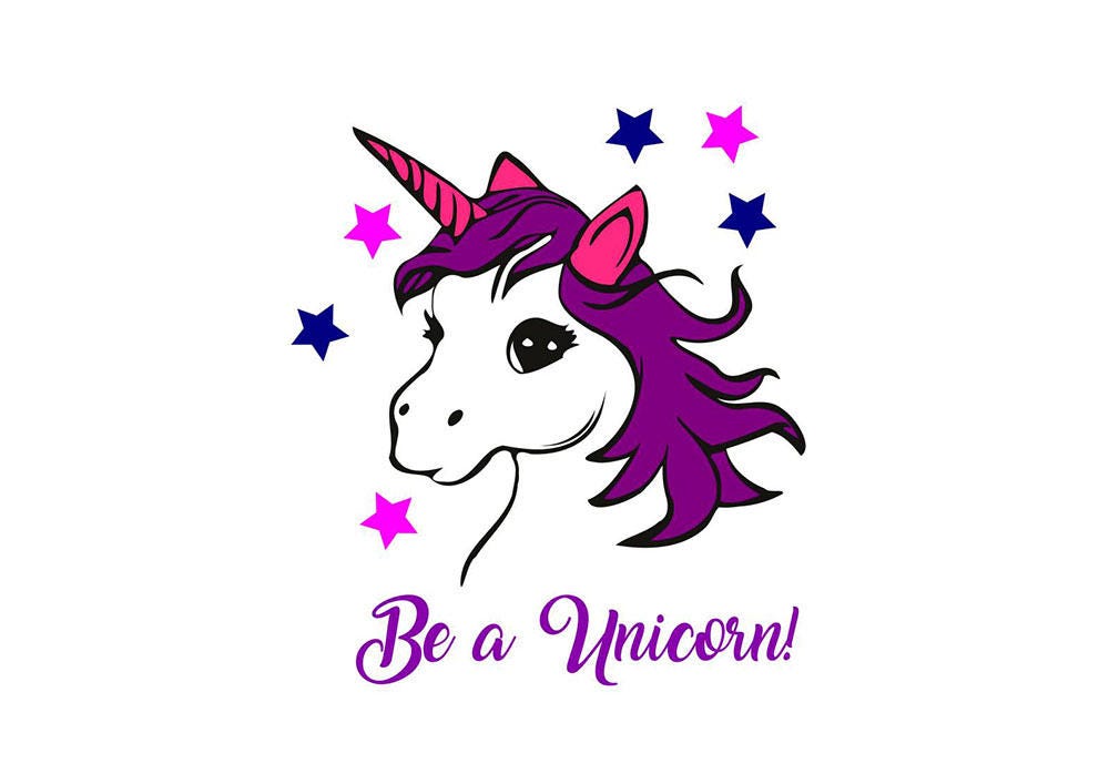 Download Unicorn Be A Unicorn SVG File