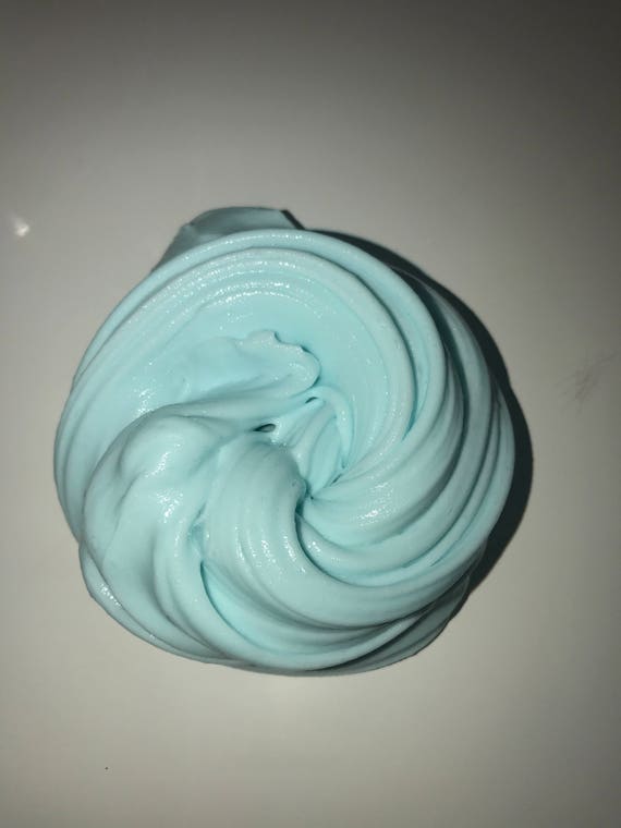 Blue Cotton Candy fluffy slime