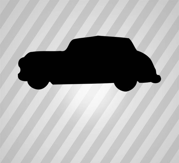 Download Car Silhouette Cars Old Svg Dxf Eps Silhouette Rld RDWorks