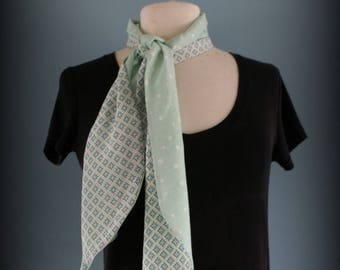 Foulard Green Mint et Etoiles