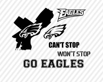philadelphia eagles svg, football clipart, svg files, silhouette cameo, philadelphia football, cricut files, football svg designs