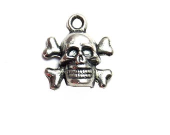 Set of 2 skull charms charms