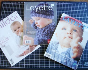 Set of 3 catalogs - knit - baby clothes