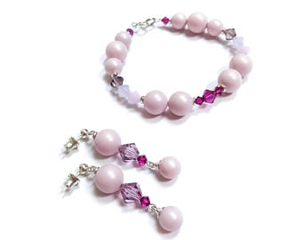 Swarovski Pearls and Crystal Set