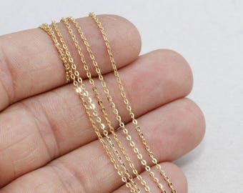 gold plated mesh chain jaseron 42 or 44cm