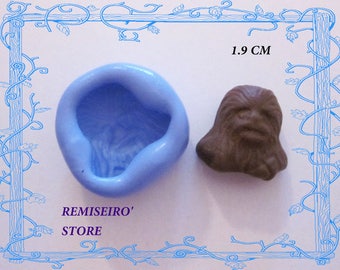 Star wars chewbacca handmade 19 mm silicone mold
