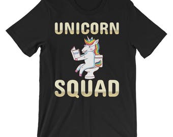 Unicorn Squad Shirts - Unicorn Squad, Unicorn Birthday Shirt, Funny Unicorn Svg, Funny Unicorn Shirt, Rainbow Dabbing Shirt Girl Boy Tshirt