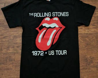 rolling stones 1972 us tour t shirt