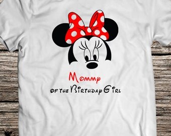 Minnie Svg Minnie Mouse Eps Mom of the Birthday Girl Iron On Svg Eps Dxf Pdf Png Jpg AI Files for Shirt Digital Download Minnie download