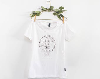 Organic T-Shirt Maman Ourse - White