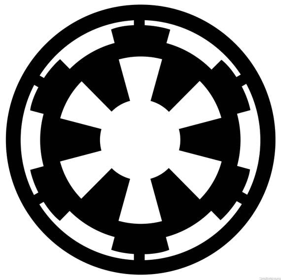 Star Wars Imperial Crest Logo Custom Car Decal Sticker For Car