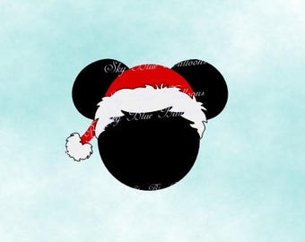 Download Mickey santa hat | Etsy