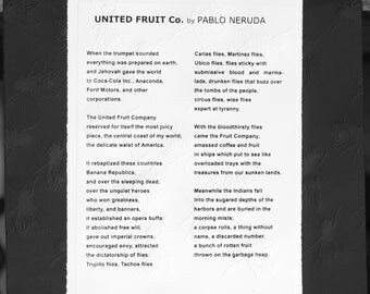Pablo Neruda quotation moon photo quote 8 x 10 inches sky