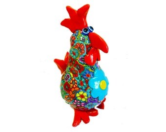 Chicken sculpture, chicken figure, chicken decor, collectible chicken, chicken decoration, chicken art, chicken, chicken figurine