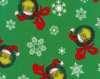Dr. Seuss How The Grinch Stole Christmas 7 , The Grinch Wreths on Green, yard