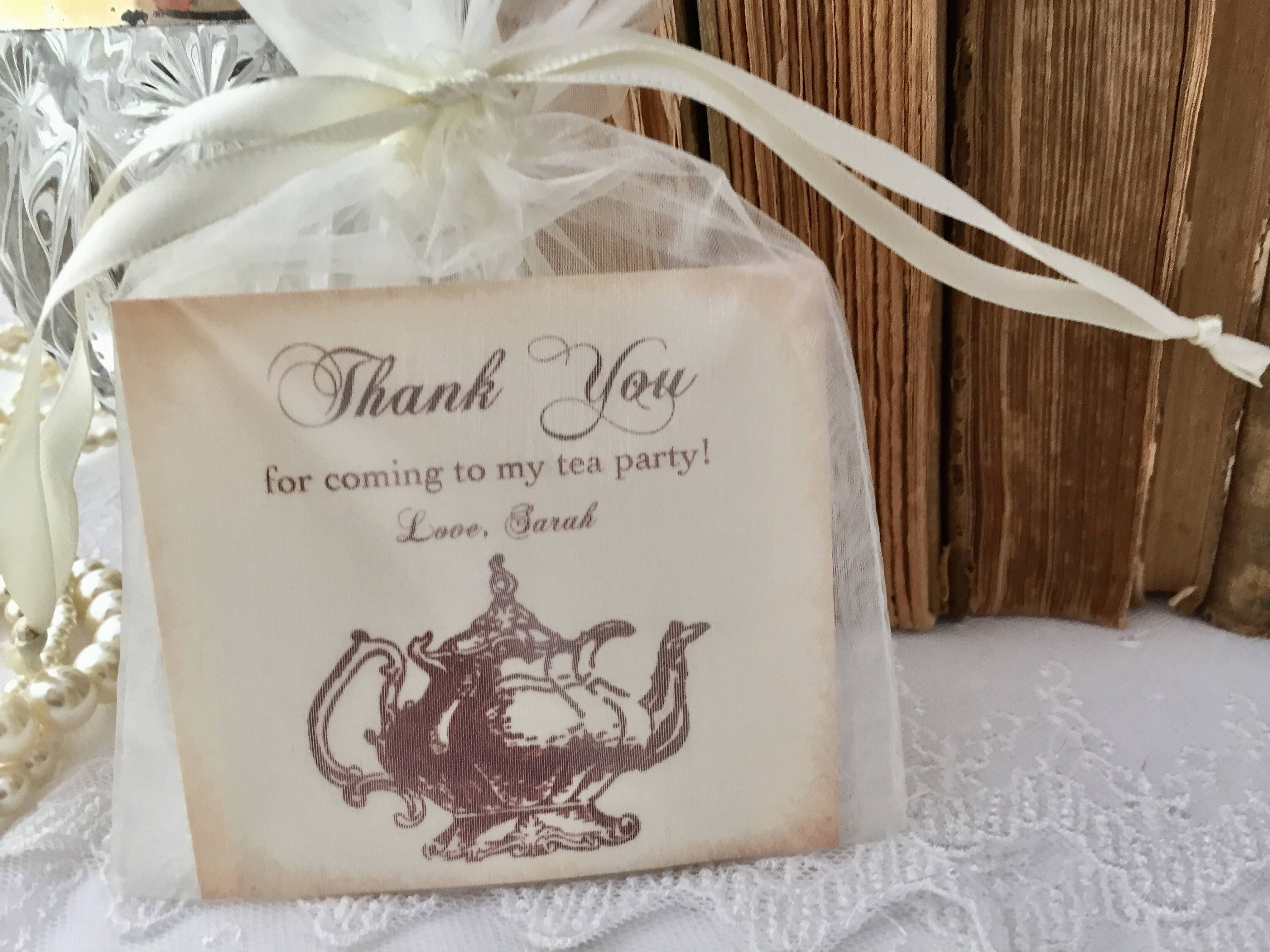 tea set party favors