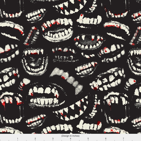 Evil Monster Mouth Fabric Monster Mouths With Blood By Ben