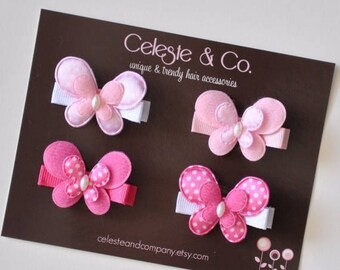 sale Baby Hair Clips Toddler Hair Clips Girls Hair Bows Infant Hair Clips Pink Hair Bows Newborn Hair Bows Baby Hair Bows Butterfly Hair Bow