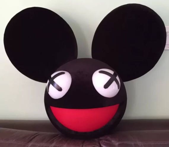 Items similar to Dead mouse inspired by a deadmau5 dj head halloween ...