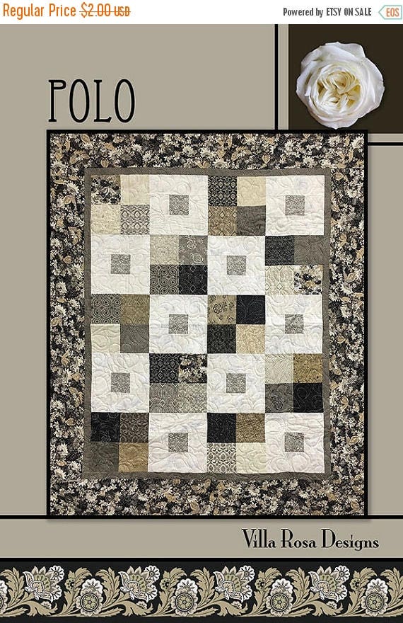 SALE POLO Quilt Pattern Villa Rosa Designs Charm Pack