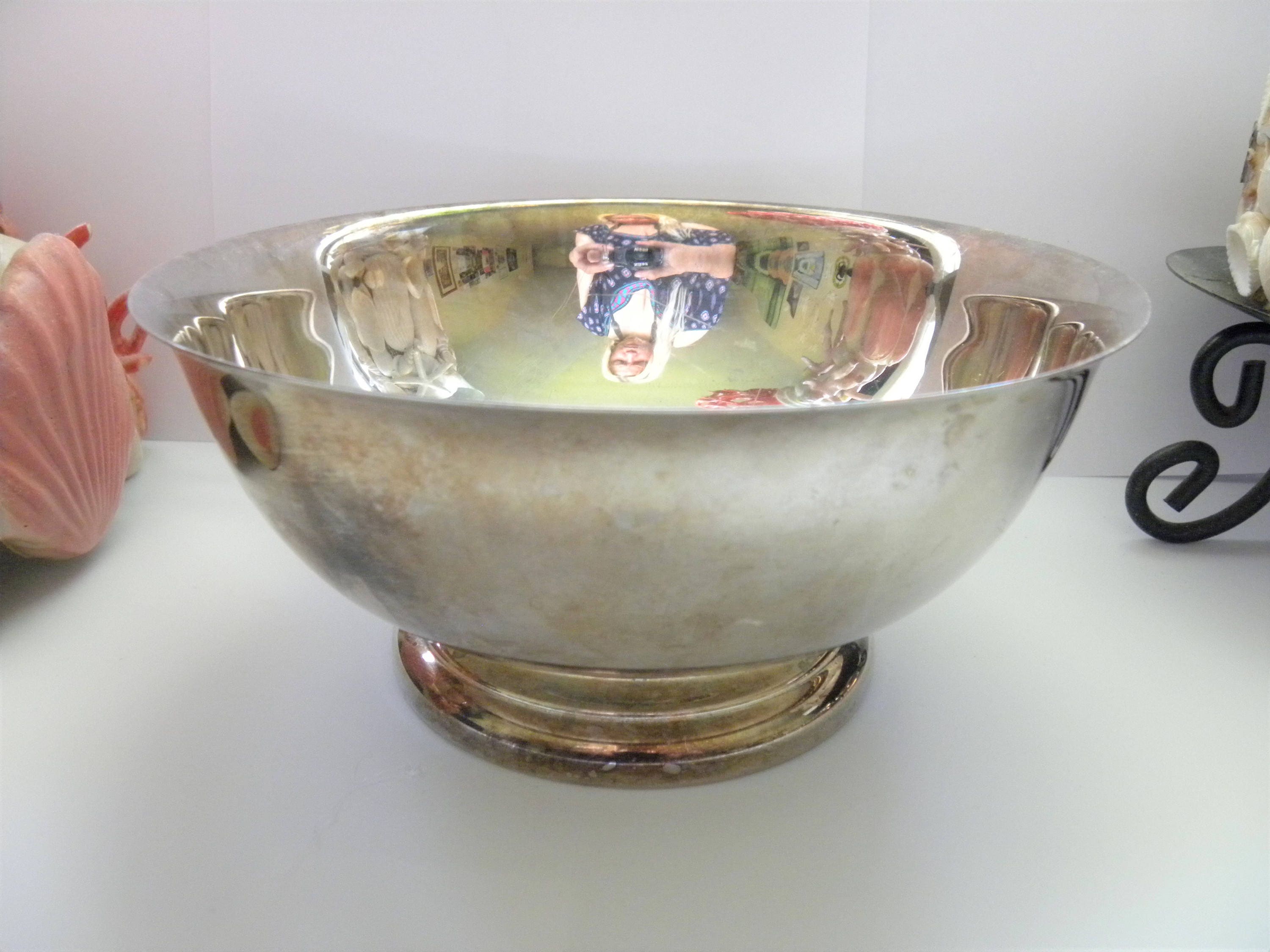 Vintage GORHAM SILVER PLATED Bowl Centerpiece Floral Bowl