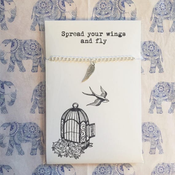 Spread your wings and fly friendship bracelet