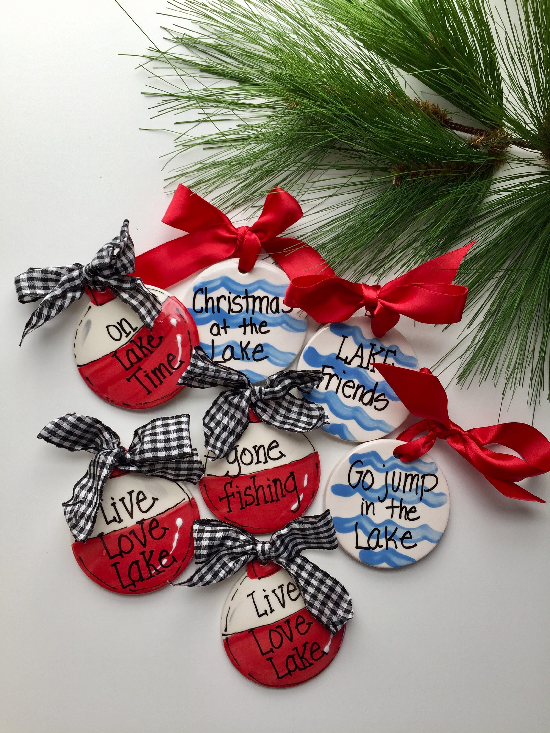 Lake house ornament Clambake ornament Lake friends ornament