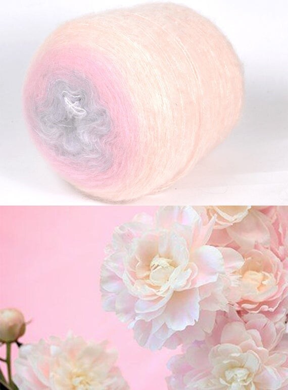 Multicolour mohair yarn PUDDING 640g / 750m N 601 from statex on Etsy