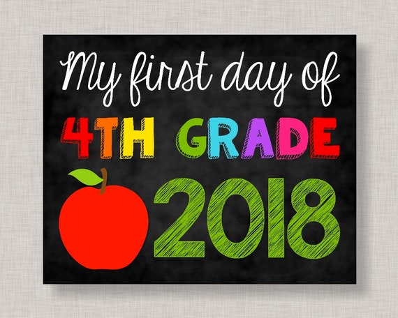 first-day-of-fourth-grade-sign-first-day-of-4th-grade-sign-first-day-of-school-sign-first-day-of