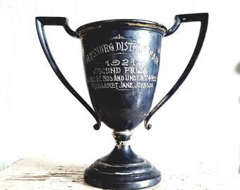 Vintage Silver Trophy // Mantle Display