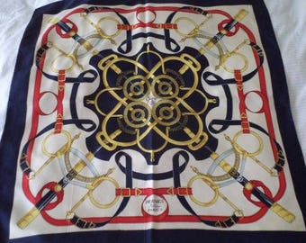 Authentic Vintage Hermes Scarf from 1974 ON SALE NOW