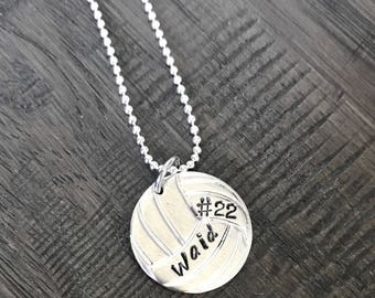 Volleyball necklace. Coach gift. Volleyball mom. Gift for mom. Volleyball gift. volleyball. Volleyball team. Volleyball team gift.