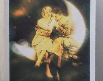 A Paper Moon Anniversary Greeting Card