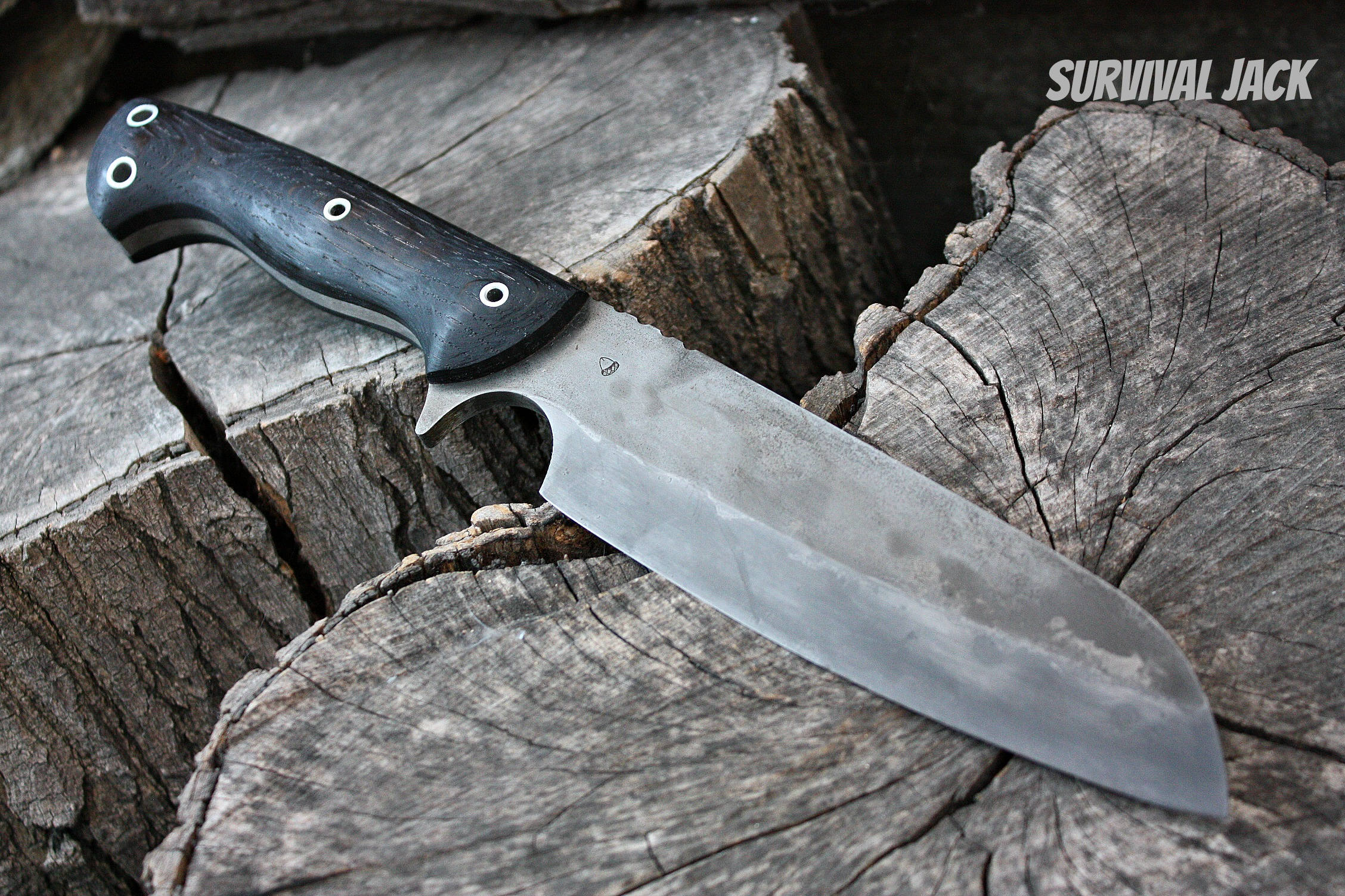 Handmade knife FOF Survival Jack heavy duty camp, jungle and survival blade