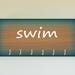 Race Medal Holder /  Race Medal Hanger. "Swim" Wood Wall Mounted Wood Organizer. Swimmer Swimming Triathlon CUSTOMIZATION Available