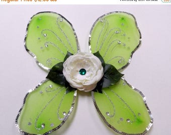 SUMMER SALE EVENT Fairy Wings costume dress up,cosplay green fairy wings ,costume accessories,photo props, dress up birthday gift for girl R