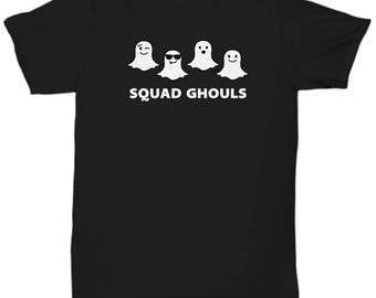 Halloween Costume Squad Ghouls Funny Gift Shirt Snapchat Ghosts Goals