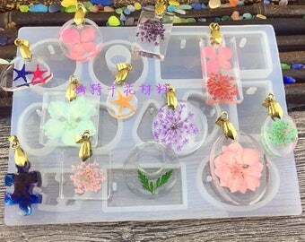 Silicone Mold Resin Mold Molds Silicone Moulds Epoxy Diy Pendant Jewelry Making Craft Moulds