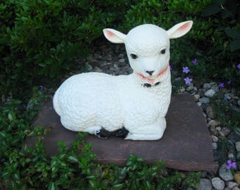 Rare SHEEP Blow mold -lamb blow mold -garden decor -Easter blow mold -lawn decor -lawn ornament -yard ornament- Union Products- 1960s