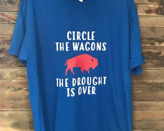 buffalo bills circle the wagons t shirt