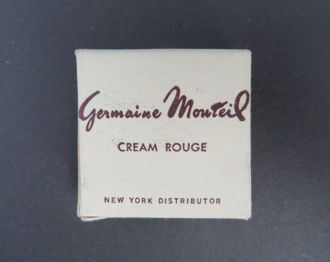 Germaine Monteil Rouge - Vintage Cream Rouge, Florida Red, New Old Stock, Collector's Makeup