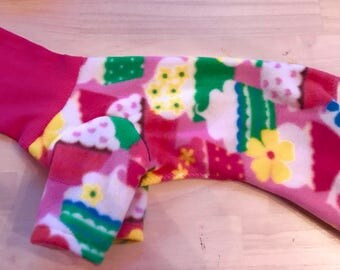 X SM 12" or 9" Cupcake Fleece Pajamas Identify Size you need 20% goes to Crest Care